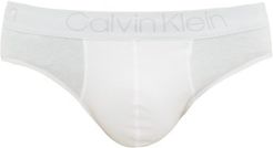 Logo-waistband Jersey Briefs - Mens - White