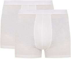Pack Of Two Lite Tencel-blend Jersey Boxer Briefs - Mens - White
