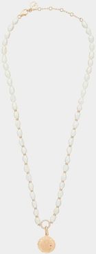 Louise D'or Coin Diamond & Pearl Gold Necklace - Womens - Gold