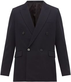 Colin Double-breasted Suit Jacket - Mens - Navy
