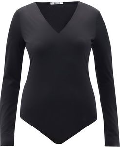 Vermont Jersey Thong Bodysuit - Womens - Black