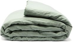 Double-sided Crushed-linen Quilt - Light Green