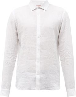 Giles Linen Shirt - Mens - White