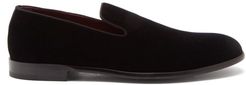 Velvet Loafers - Mens - Black