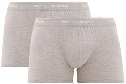 Pack Of Two Logo Cotton-blend Boxer Briefs - Mens - Grey