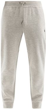 Logo-embroidered Jersey Track Pants - Mens - Grey