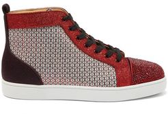 Louis Strass Crystal-embellished High-top Trainers - Mens - Multi