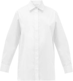 Big Sisea Cotton-blend Poplin Shirt - Womens - White