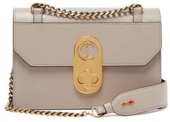 Elisa Small Leather Cross-body Bag - Womens - Grey