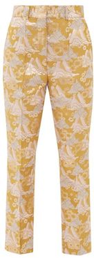 Echo Kick-flare Brocade Trousers - Womens - Multi