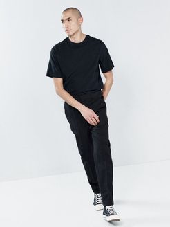 Tapered-leg Wool Trousers - Mens - Black