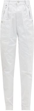Kerris High-rise Tapered-leg Jeans - Womens - White