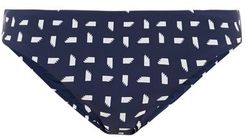 Low-rise Mini Sail-print Bikini Briefs - Womens - Navy White