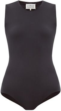 Sleeveless Jersey Bodysuit - Womens - Black