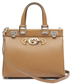 Zumi Small Leather Handbag - Womens - Beige