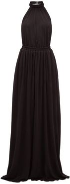 The Halter Maxi Dress - Womens - Black