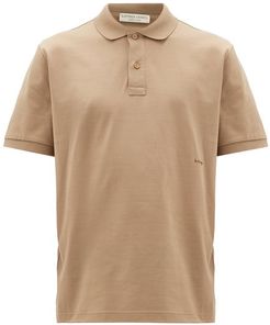 Short-sleeved Cotton-piqué Polo Shirt - Mens - Brown