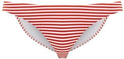 Cali Striped Bikini Briefs - Womens - Red Stripe