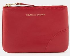 Leather Pouch - Womens - Red