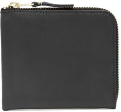 Classic Zipped Leather Wallet - Womens - Black