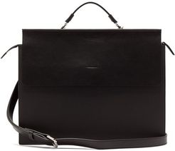 Standout Leather Briefcase - Mens - Black