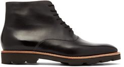 Burrow Leather Boots - Mens - Black