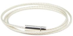 11g Sterling-silver Triple-cable Bracelet - Mens - Silver