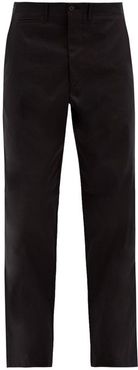 Chad Cotton-twill Trousers - Mens - Black