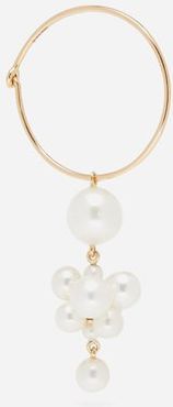 Boticelli Pearl & 14kt Gold Hoop Single Earring - Womens - Pearl