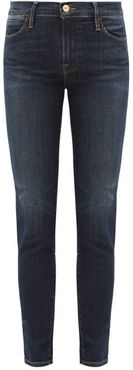 Le High High-rise Skinny-leg Jeans - Womens - Dark Denim