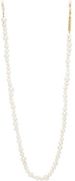 Pearly Queen Pearl And Gold-plated Glasses Chain - Womens - Yellow Gold