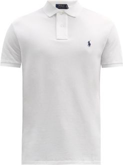 Slim-fit Cotton-piqué Polo Shirt - Mens - White