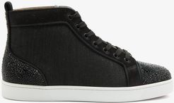 Louis P Strass Ii High-top Canvas Trainers - Mens - Black Multi