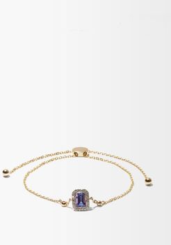 December Diamond, Tanzanite & 14kt Gold Bracelet - Womens - Purple