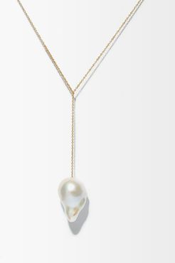 Sirene Pearl & 14kt Gold Necklace - Womens - Pearl