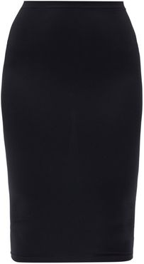 Fatal Jersey Midi Skirt - Womens - Black