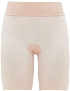 Sheer Touch Mesh Shapewear Shorts - Womens - Pink