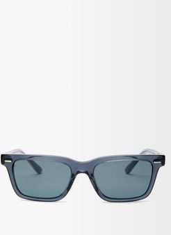 X Oliver Peoples Ba Cc Acetate Sunglasses - Womens - Blue
