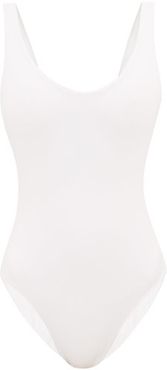 Contour Scoop-back Swimsuit - Womens - White