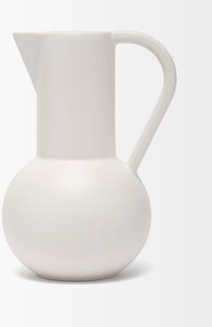 Strøm Large Ceramic Jug - Light Grey