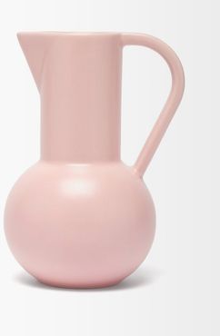 Strøm Large Ceramic Jug - Light Pink