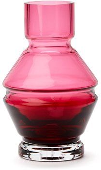 Relae Small Glass Vase - Red