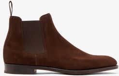 Lawry Suede Chelsea Boots - Mens - Brown