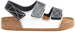 X Proenza Schouler Milano Leather Sandals - Mens - Black White