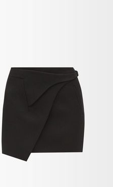 Wardrobe. nyc - Release 05 Merino-wool Wrap Mini Skirt - Womens - Black