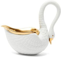 Swan Limoges Porcelain Sauce Bowl - White