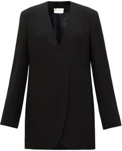 Liza Longline Wrap Jacket - Womens - Black