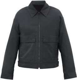 Patch-pocket Technical Jacket - Mens - Dark Green