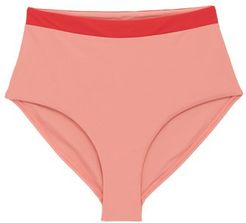Marina High-rise Bikini Briefs - Womens - Red Multi
