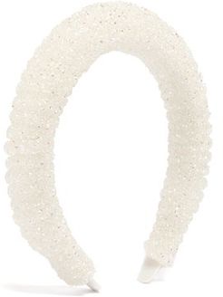 Crystal-embellished Headband - Womens - White